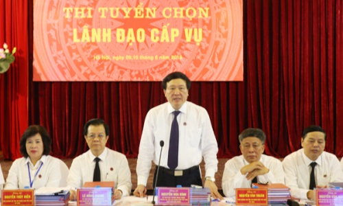 Tòa án nhân dân tối cao tổ chức thi tuyển lãnh đạo cấp vụ